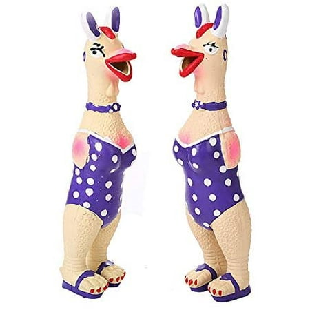 Dog toy squeaky chicken 2025