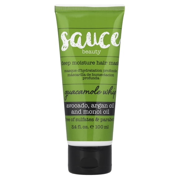 Sauce Beauty Deep Moisture Hair Mask, Guacamole Whip , 3.4 fl oz (100 ml)