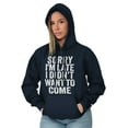 thumbnail image 3 of I Didn't Want to Come Introvert Funny Unisex Plus Size Hoodie Brisco Brands 4X, 3 of 6