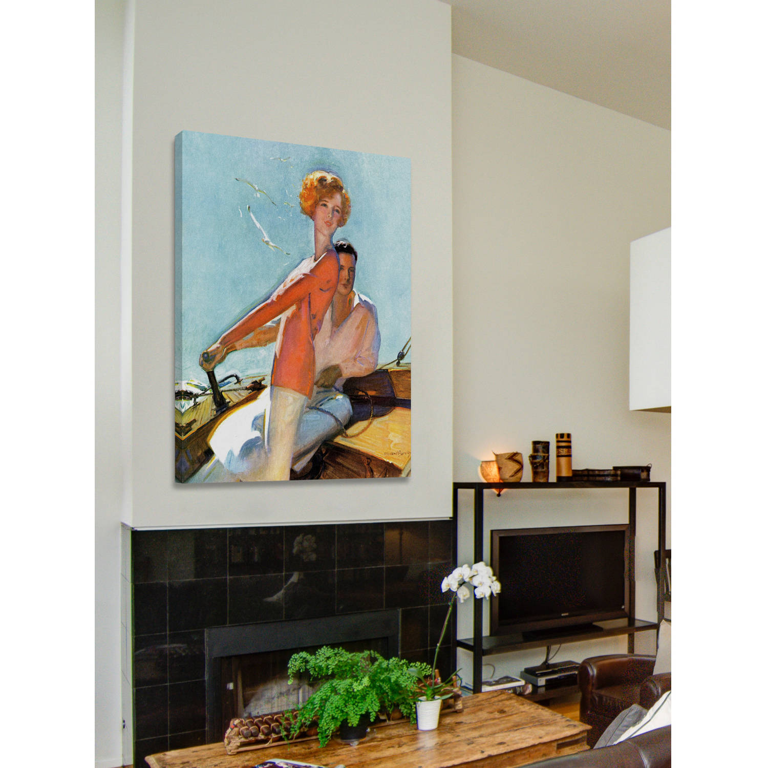 Marmont Hill - "Day Sailing" Painting Print on Wrapped Canvas
