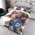thumbnail image 3 of Batalla de Dos Ciudades Conjunto de sábanas temático, trío de piezas, cómodo y amigable con la piel, diseño único, regalo de decoración para el hogar para familiares, amigos y fans,140cm *210cm, 3 of 6