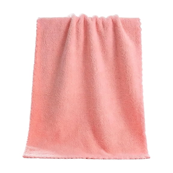 Coral Fleece Towels Microfiber Face Towel 13.78 x 29.53 Inch Ultra Soft Coral Fleece Washcloth Absorbent Quick-Dry Makeup Remover Cloth for Bathroom Gym Travel