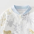 thumbnail image 6 of Karoyedx Newborn Clothes for Girls Baby Girl Boy Clothes Long Sleeve Romper One Piece Jumpsuit First Birthday Outfit Spring Fall Winter Blue Size,0-3 Months, 6 of 7
