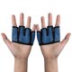 thumbnail image 5 of Guantes de levantamiento de pesas antideslizantes de tamaño mediano y diseño de medio dedo para un mejor agarre, protección de manos para fitness y gimnasio, color azul, 5 of 8