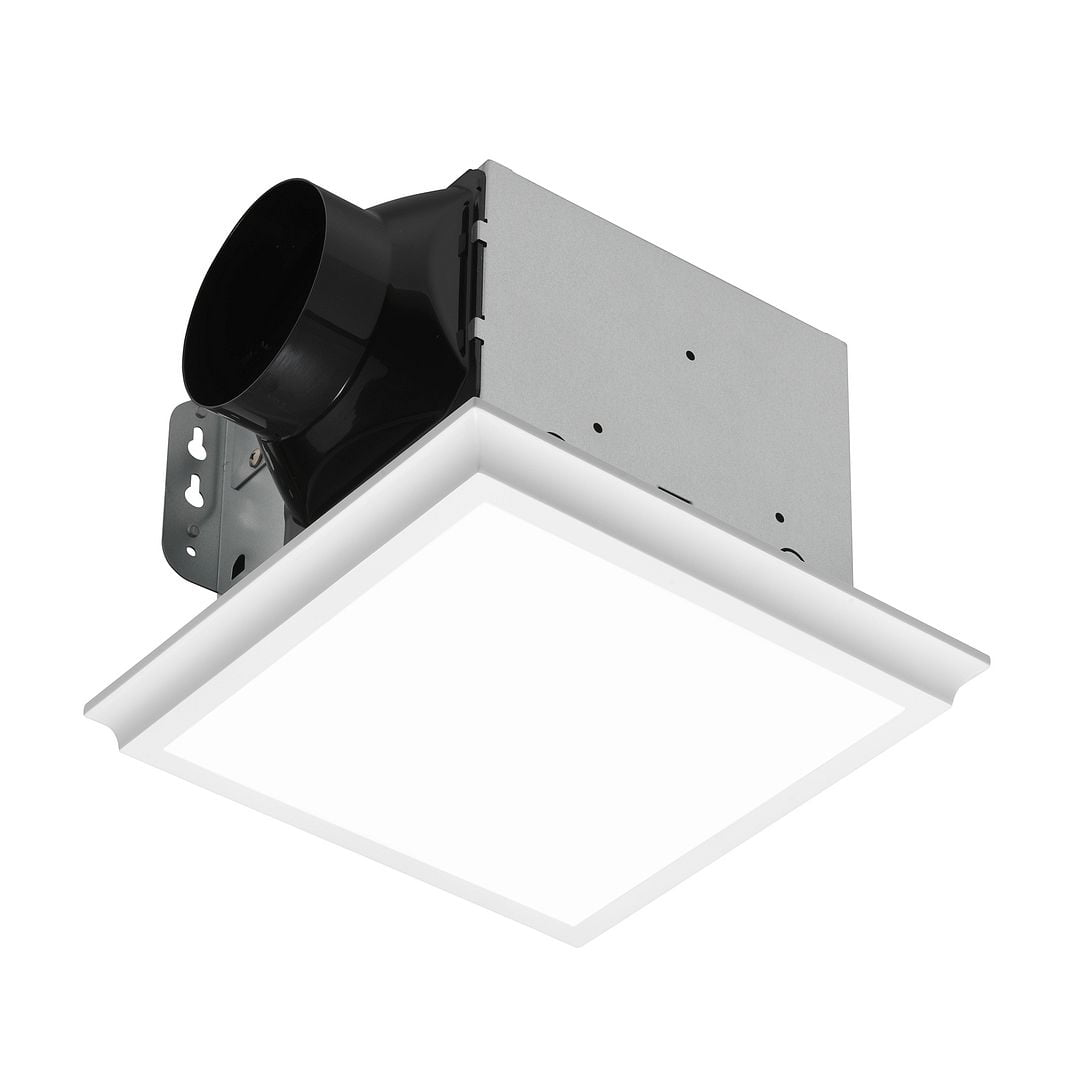 New Homewerks 110 CFM 2 Sones Bathroom Ventilation Exhaust Fan with Dimmable LED Light