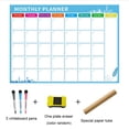 thumbnail image 4 of Seitruly Pizarra blanca de borrado en seco, tablero de notas Flexible para el hogar, sala de estar, cocina, nevera, pegatinas, lista de cartulina, 4 of 6