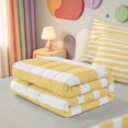 thumbnail image 5 of Erosebridal Mid-Century Lines Zipper Queen Comforter Set with Fitted Sheet and 2 Pillowcases,Linear Geometric Zipper Bedding Set,Light Gray Reversible,4-Piece, 5 of 7
