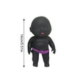 thumbnail image 2 of Realistic Soft Vinyl Baby Doll with Removable Purple Diaper, 5.51 Inch Collectible Figure for Kids and Adults Gift, 2 of 4