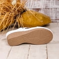 thumbnail image 5 of Women Casual Shoes Platform Wedge Sandals for Women 2026 Dressy Summer Strappy Open Toe Shiny Chunky Wedges Heel Hollow Out Slip On Sandals Comfortable Casual Walking, 5 of 7