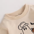 thumbnail image 5 of Okbabeha Newborn Baby Halloween Outfit Girl Boy Fall Sweatshirt Romper Long Sleeve Bodysuit Onesie Cute Halloween Clothes, 5 of 5