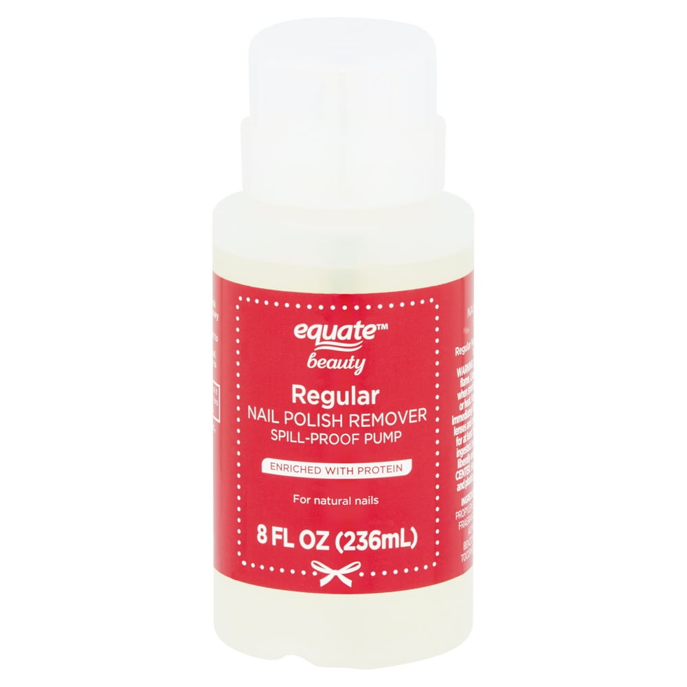Equate Beauty Regular Nail Polish Remover, 8 fl oz