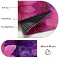 thumbnail image 6 of Area Rugs for Living Room Bedroom, Watercolor Flowers 4'x6' Rug Washable Carpet Runner Indoor Outdoor, Spring Floral Vintage Pink Purple Non Slip Accent Floor Mats Rug for Kitchen, Office, 6 of 8