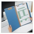 thumbnail image 4 of Bright Colored Pressboard Classification Folders, 1 Divider, Legal Size, Cobalt Blue, 10/Box, 4 of 6