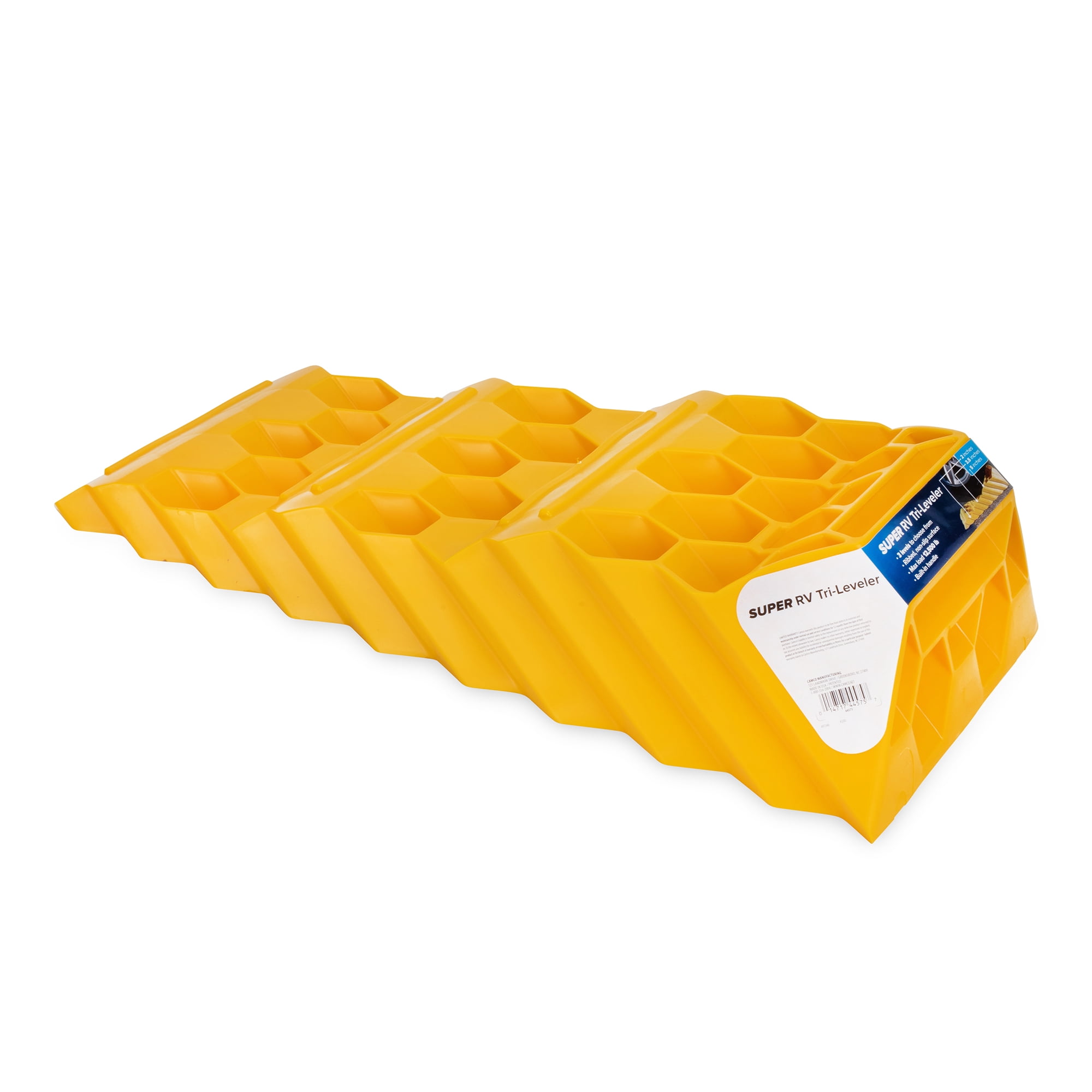 Camco Super Tri-Leveler for Camper or RV, 3 Heights of 2", 3.5" and 5", 12,500 lb Capacity