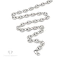 thumbnail image 2 of 925 Sterling Silver 9mm Puff Mariner Chain, FREE Microfiber Cloth, Rhodium Plated Hollow Anchor Link Mens Womens Necklace, Giorgio Bergamo 22, 2 of 7