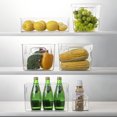 Voiceine Refrigerator Storage Box Fridge Fruits Drinks Bin Box