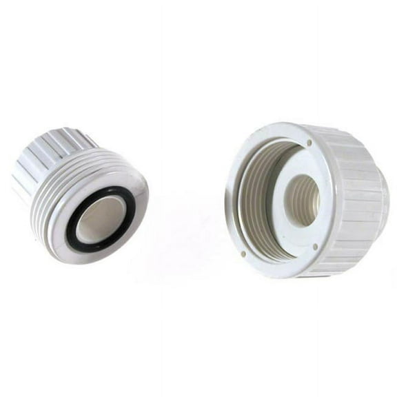 B&K Industries PVC Union Schedule 80 Threaded - 1/2 In. FIP - White