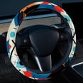 thumbnail image 2 of Geometric Cube 14.5 Inch Printing PVC Leather Car Wheel Cover Auto Accessories, 2 of 6