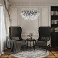 thumbnail image 2 of Modern Chandeliers for Dining Room 31.5in Black Crystal Chandelier for Living Room Farmhouse Tree Branch Chandelier Large Raindrop Chandelier Ceiling Light Fixture for Foyer Bedroom Kitchen Island, 2 of 8