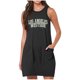 thumbnail image 1 of Vestido de Verano para Mujeres, Vestido de Cuello Redondo sin Mangas de Bolsillo de Impresión de Moda Casual Hecha de 95% Poliéster 5% Spandex para Primavera Verano, Vestido Sexy para Mujeres, 1 of 4