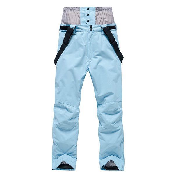 Pantalones de esquí para mujer, hombre, invierno, exterior, para parejas, pantalones de esquí, pantalones de algodón con tirantes gruesos y cálidos