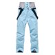 thumbnail image 1 of Pantalones de esquí para mujer, hombre, invierno, exterior, para parejas, pantalones de esquí, pantalones de algodón con tirantes gruesos y cálidos, 1 of 6