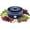 Blue, variant on Produce Cleaner with Vortex and High-Frequency Vibration, Portable Fruit and Vegetable Washing Machine, OH-ion Food Purifier, IPX7 Waterproof Cordless Device (Blue)