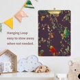 thumbnail image 6 of FMSHPON Birds ButterfliesFlowers Clipboard Hardboard Wood Nursing Clip Board and Pull for Standard A4 Letter 13x9 inches, 6 of 7