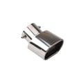 thumbnail image 1 of Car Exhaust Tip Stainless Steel Exhaust Tail Throat Square Tail Pipe For 2.5-inch Intake Exhaust Systems, 1 of 9