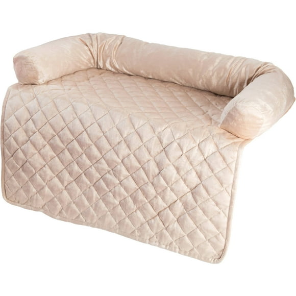 PETMAKER Furniture Protector Pet Cover with Bolster - Beige 35 x 35