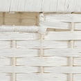 thumbnail image 4 of Household Essentials Woven 3 Drawer Chest with Cutout Handles, Paper Rope, White, 4 of 9