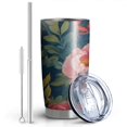 thumbnail image 2 of 20 Oz Pioneer Flower Coffee Tumbler Double Wall Insulated Stainless Steel Water Bottle | Metal Reusable Thermoses Flask with Cup Cap | Leak & Sweat Proof with Anti-Dust Lid, 2 of 7