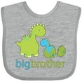 thumbnail image 3 of Inktastic Happy Dinosaur New Big Brother Boys Baby Bib, 3 of 4