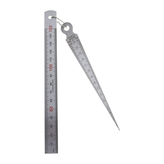 Stainless Steel Taper Welding Gauge Test Welding Taper for Gap Gauge Depth Ruler