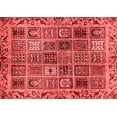 thumbnail image 1 of Ahgly Company Indoor Rectangle Abstract Red Modern Area Rugs, 5' x 8', 1 of 4