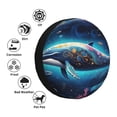 thumbnail image 2 of Kdxio Vintage Colorful Patterned Dolphin for Tire Cover Wheel Protectors Tyre Covers Weatherproof Wheel Covers Universal Fit for Trailer Rv SUV Truck Camper Travel Trailers 15 inch, 2 of 5