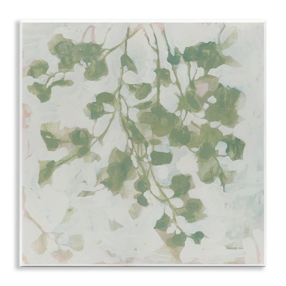 Stupell Industries Dancing Leaf Shadows Botanical & Floral Painting Unframed Art Print Wall Art, 12 x 12