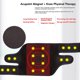 thumbnail image 4 of 1 Pair Self-Heating Thermal Over Knee Sleeve Unisex Elastic Knee Pad Knee Brace Knee Support Protector Knee Warmer Pads, 4 of 4