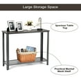 thumbnail image 6 of Console Entryway Vestibule Sofa Side Table W/ Storage Shelf, 6 of 8
