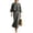 Gray #20, variant on Women's 2 Piece Outfit Set 3/4 Sleeve Crewneck Crop Top & High Waist Midi Skirt Casual Summer Elegant Matching Set S