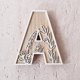 thumbnail image 1 of Letras de madera de 5 pulgadas - Se pueden pintar, 26 letras, para decoración de pared/habitación infantil/señales de nombres de boda, 1 of 2