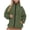 Green, variant on Winter Coats for Women Fall Outfits for Women 2025 Casual Long Sleeve Zip Up Jackets Stand Collar Fall Winter Outerwear Casual Fuzzy Coats With Pockets