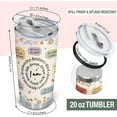 thumbnail image 3 of Mom's Daily Affirmations Tumbler 20oz - Mothers Day Birthday Gift for Women - Stainless Steel Insulated Travel Cup from Daughter Son Husband, 3 of 6