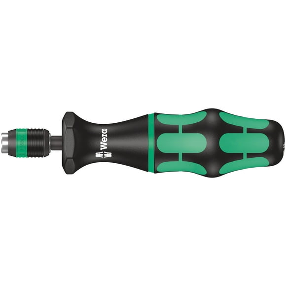 Wera 05074722001 Kraftform 7466 Hexagon Torque Screwdriver, 1/4" Head, 11.0-29.0"/lbs Pre-Set Adjustable Torque Range