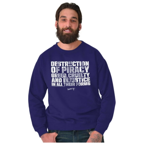 the Phantom Superhero Motto Sweatshirt for Men or Women Brisco Brands S