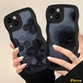 thumbnail image 2 of Funda Para Teléfono Retro Rose Flower De Moda Compatible Con iPhone 11 14 13 12 Pro Max XR 6s 7 8 6 14 Plus X XS SE 2020 7Plus Art Vintage Flores Florales Suaves Borde Ondulado Cubierta De Tpu, 2 of 3