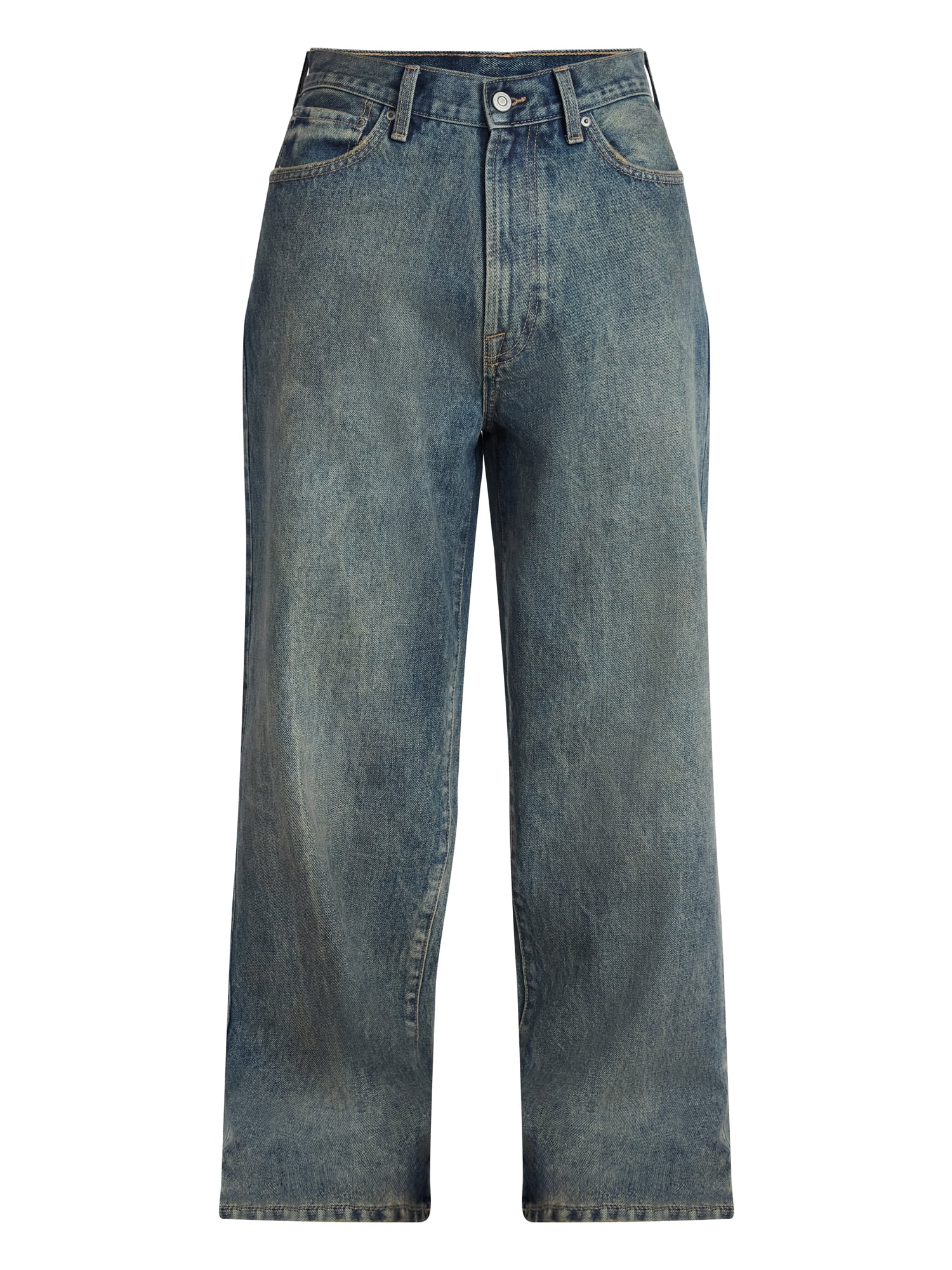 No Boundaries Baggy Fit Jeans, 100% Cotton 14 oz Denim, Men's 28x30-40x32