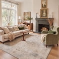 thumbnail image 6 of GENIMO 2'x6' Runner Rug, Washable Non Slip Soft Vintage Persian Hallway Runner for Kitchen Entryway Laundry Room, Dusty Beige, 6 of 7