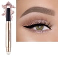thumbnail image 1 of 2 en 1 barra de sombra de ojos y esponja cepillo de maquillaje crema suave brillo sombra lápiz de larga duración impermeable sombra de ojos resaltador maquillaje hipoalergénico resaltador ojos multidi, 1 of 5