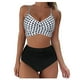 thumbnail image 2 of WILLBEST Traje de Baño Para Mujer, Conjunto de Bikini Para Mujer, Traje de Baño de Cintura Alta Con Estampado de Leopardo, Push Up, Traje de Baño Sexy, Conjunto de Tankinis, 2 of 3